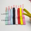 Accesorios para pinza de pelo de niños de 3,5/5 cm pinza de doble horquilla bolsa de cinta de grogrén hecha a mano material para pinza de pelo accesorios para tocado