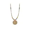 Collar pulsera colgante brújula de ocho tesoros giratoria estilo antiguo chapado en oro de oro de 24k accesorios estilo étnico vintage para mujer