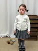 Ropa para niños azúcar de pera conjunto de otoño para niña falda atuendo estilo escolar top para niños falda ropa para bebé niña