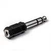 Adaptador de áudio mono macho 3,5 mm para 6,35 mm 6,5 mm para 3,5 mm fêmea para piano elétrico microfone fone de ouvido
