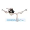 L37 Accesorios para Joyería DIY Conector de Collar Ojo del Diablo Chapado en Oro de Cobre Puro Microincrustado Amor