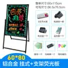 Caja de Luz Publicitaria LED Fluorescente Pizarra Luminosa Pequeña Tablero de Exhibición para Promoción de Tienda Escritura a Mano Pantalla Electrónica Flasheante