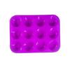Cross-border em estoque 12 buracos redondo bolo de silicone molde grau alimentício muffin cup ferramentas de cozimento DIY silicone bandeja de cozimento