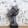 Figuras abstractas retro simples nórdicas que no escuchan los adornos escultóricos, decoración de la entrada de la sala de estar del hogar, adornos de escritorio