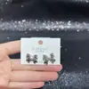 Brincos de Zircônia Pérola Zero-Shang para Mulheres, Únicos e Versáteis, Pino de Prata S925, Atacado de Acessórios Yiwu, Estilo Outono/Inverno, Garantia Pós-Venda