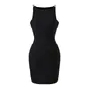 Vestido Kendall estilo francês, verão, ombro a ombro, sexy, acinturado, slim fit, linha A, bodycon, mini vestido, moderno