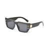 Gafas de Sol de Montura Plana Gafas de Sol Cuadradas Coloridas Gafas de Sol Exportación Transfronteriza Gafas de Sol de Diseño Moderno 9146