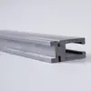 Perfil Extruido de UPE Negro Guía de Cadena de Doble Ranura Guía de Riel Guía Perfil Extruido de Polietileno de Ultra Alto Peso Molecular