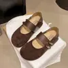 Zapatos Birkenstock de suela gruesa para mujer, nuevo estilo 2026, que aumentan la altura, completamente cerrados, estampado de leopardo de otoño, uso bidireccional, sin cordones, zapatos de vestir retro