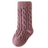 Calcetines para bebé otoño e invierno nuevos de terciopelo australiano cálidos calcetines de tubo para niños calcetines para bebé suaves sin pelusa clase a