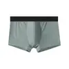 Roupa Íntima Masculina Cueca Boxer Respirável de Seda Gelada Masculina Shorts Esportivos Masculinos Finos Antibacterianos de Verão