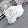 Comércio exterior sapatos brancos básicos femininos 2023 novo estilo coreano estudante plana cyber celebridade sapatos esportivos ins super quente torre sapatos