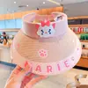 Sombrero de Protección Solar para Niños Niñas Sombrero de Copa Vacío 2025 Nuevo Verano Niña Bebé Ala Ancha Sombrero de Sol para Exteriores