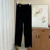 Nuevos pantalones casuales de pierna recta de cintura alta para mujer estilo chino para primavera y otoño con efecto adelgazante y diseño versátil