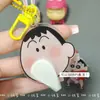 Chaveiro Pingente de Acrílico Elefante Giratório Akito Muco Giratório Crayon Shin-Chan Presente Engraçado Pingente de Mochila
