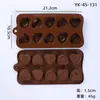 Molde de Silicone para Chocolate Desenho Animado Multiestilo Transfronteiriço Números e Letras Molde de Assar DIY Molde para Fudge Cubo de Gelo