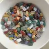 Pedra Magnética de Agata de Cristal Colorido Natural Pedrinhas Desmagnetizantes Pedra Flor da Chuva Pedrinhas para Decoração de Aquário Vaso de Flores Pedrinhas em Atacado