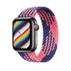 Adequado para Pulseira de Apple Watch S10/Se/6/5 Elástica Tecida de Laço Único de Nylon Apple89 Pulseira de Relógio Universal