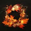 Guirnalda de Halloween Hongyu con luces para colgar en la puerta, guirnalda para fiesta de fantasmas, accesorios de decoración, guirnalda para festival de la cosecha, Amazon