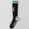 Calcetines de Compresión para Mujer, Fitness Profesional, Running, Yoga, Aeróbicos, Sin Costuras, Absorbentes de Sudor, Transpirables, Calcetines Largos de Compresión para Impulsar Músculos