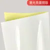 Pegatinas de Etiquetas Personalizadas, Etiquetas con Aerosol de Color Especial, Papel de Escritura Brillante y Mate Recubierto con Polvo Dorado, Pegamento Ecológico, Autoadhesivo