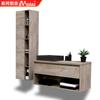 Todo Aluminio Hogar Impermeable Aluminio Panal Gabinete de Baño Doméstico Moderno Simple Lavabo de Baño Gabinete de Lavado Integrado Personalizado