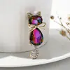 Moda Nova Europeia e Americana Broche Série Animal Inseto Cravejado de Diamantes Feminino Elegante Corsage Acessórios de Alfinete para Roupas
