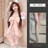 Lencería Sexy Crujiente Nocturna Camisón Sexy Traje Envuelto en Pecho con Lazo Atractivo Chica Hada Linda Hada 8109