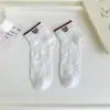 Meias Doces de Comprimento Médio Estilo JK Japonês para Mulheres, Meias com Bordado de Urso para Primavera e Verão, Meias Curtas com Padrão 3D para Meninas