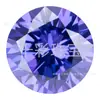 7A Redondo Ocho Corazones y Ocho Flechas Piedra Suelta Color Blanco Zircón Multicolor Cz Artificial Fondo Puntiagudo Diamante Sintético Venta Directa de Fábrica