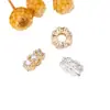Anillo de Diamante de Cobre Chapado en Oro de 14K Cadena de Pulsera de Rueda de Bicicleta con Separadores de Perlas de Doble y Una Capa Accesorios de Joyería DIY