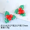 Série de Natal Acessórios de Resina Translúcida Gelatina Materiais para Artesanato DIY Adesivos para Papelaria Flores para Sapatos Fivelas para Sapatos Materiais Decorativos