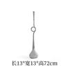 Línea de extensión de curva de metal minimalista portavelas mesa de comedor atmósfera romántica arte de diseñador adornos de joyería