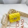 Bolsa de gelatina infantil transfronteiriça 2021 Pérola Ombro Portátil Crossbody Corrente de diamante Praia Bolsa de doces Mochila feminina