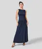 Todos los Colores y Tallas Nuevo Estilo Francés 2024 Vestido Camiseta sin Mangas de Color Sólido Adelgazante que Ceñe la Cintura para Usar por Debajo de Yujie