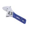 Llave ajustable de extremo abierto grande con mango corto, llave multifuncional para alcantarillado y baño, llave portátil recubierta de goma que ahorra mano de obra
