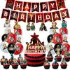 Platos de Papel, Vasos de Papel, Servilletas de Papel, Banderines de Cumpleaños, Toppers para Pastel y Artículos Temáticos de la Nueva Película Stranger Things 5