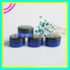 Botella Azul Crema 10ML Caja Crema Facial Botella Mascarilla para el Cabello Botella de Prueba de Champú Caja Redonda PS 10g Sub-botella de Yeso