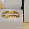 Pulsera de Acero Inoxidable con Escrituras y Símbolo de Swastika, Pulsera con el Mantra de Seis Caracteres del Sutra del Corazón para Hombres, Brazalete de 18K al por Mayor