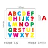 Pegatinas de Números Pinyin Chino para Jardín de Infancia Educación Temprana Letras de Colores Impermeables Adhesivos en Inglés