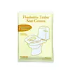 Cubiertas de Asiento de Inodoro Impermeables para Hotel al por Mayor en Stock, Paquete de 10 Piezas, Pads Desechables para Asiento de Inodoro para Mujeres Postparto y Viajes