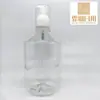 Gel de Ducha Espumoso 500ml Botella de Plástico Botella para Gel de Manos Material PET Blanco Bomba de 28 Dientes Empaque Cosmético