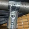 Accesorios para Secador de Piso de Conexión 4/6 Hebilla Cruzada Pieza de Fijación en T Tubo de Acero Inoxidable de 20/25 mm Accesorios