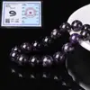 Cuentas Sueltas de Cristal Morado Uva Natural con Agujero para Accesorios Hechos a Mano DIY para Pulseras, Collares de Cuentas y Accesorios de Cuentas Redondas