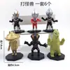 Decoração de Bolo de Aniversário Colorida do Ultraman Ornaments Cor-Mista Super-Herói Tiga Monstro Menino Criança Figura de Transformação Cabeça Grande