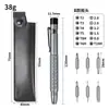 Juego de destornilladores de precisión premium transfronterizo 13 en 1, destornillador conveniente tipo pluma para uso doméstico, destornilladores de cabeza cruz y cabeza plana