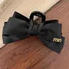 Presilha Elegante com Laço de Letra para Cabelo Feminino, Alta Qualidade, Novo Estilo 2024, Grampo de Cabelo, Presilha de Tubarão para Parte de Trás da Cabeça
