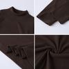 Camiseta de Manga Larga para Hombre con Cuello Redondo, Forro de Felpa Grueso, Terciopelo de Doble Cara, Versátil como Prenda Base, Ropa para Hombre, Otoño e Invierno 2025