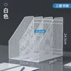 Portadocumentos Metálico Caja de Almacenamiento para Carpetas de Oficina Portadocumentos de Escritorio Estante de Información Estante de Almacenamiento por Capas Atril