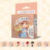 Fitas Washi Adesivas de Anime, Adesivos Fofos para Planner, Papel Fita para Planner para Estudantes
